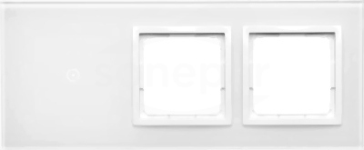 SIMON 54 Touch IP20 biały perła Panel dotykowy trzymodułowy