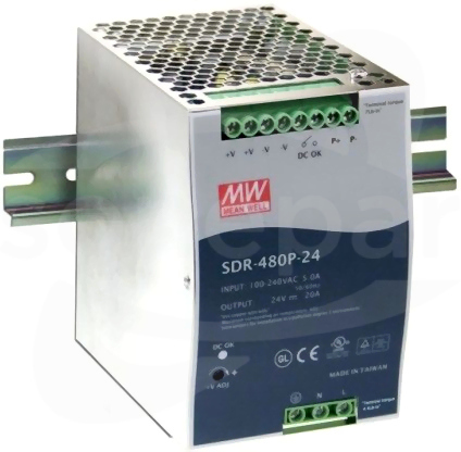 SDR-480P 480W 24V/20A Zasilacz impulsowy