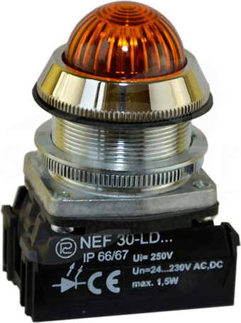 NEF30-LEg 220V żółty Lampka sygnalizacyjna
