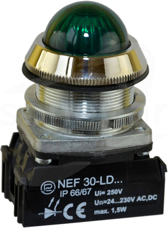 NEF30-LEz 24V zielony Lampka sygnalizacyjna