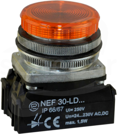 NEF30-LPg 110V żółty Lampka sygnalizacyjna