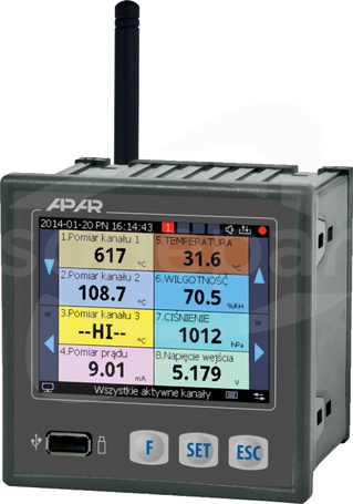 AR407/S1/P/P/P/P Rejestrator radiowy