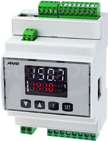 AR663.B/P/P/P/WU/RS485 Regulator uniwersalny