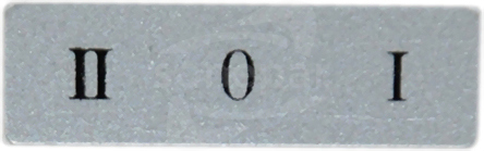 BET08-201 II-0-I Tabliczka opisowa