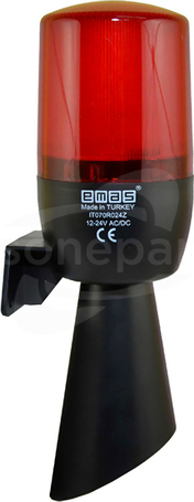 IT070R024Z 12-24VAC/DC fi70 z buzerem czerwony Lampa wielofunkcyjna
