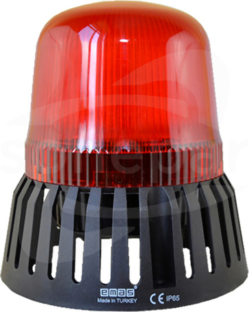 IT120R024Z 24VA/DC fi120 czerwony 70-105dB Lampa wielofunckyjna z dźwiękiem