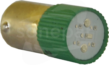 LED24Y Ba9S 24V zielony Dioda LED