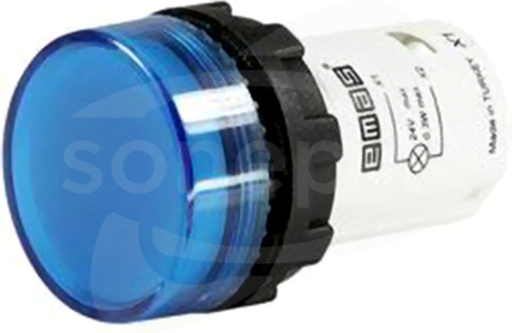 MBSD024M 24V niebieska Lampka LED monoblok klosz płaski