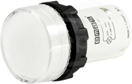 MBSD220B biały Lampka LED monoblok klosz płaski