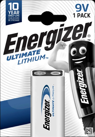 LITHIUM 9V LA522 Bateria