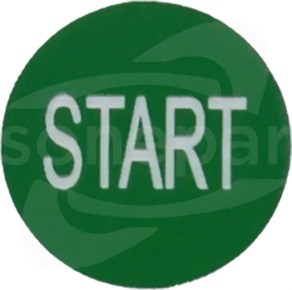 Wyłącznik główny start (START), zielono-biały Wskaźnik członu kasety