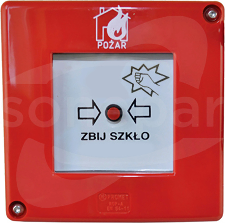 ROP-AD0K YY Ręczny ostrzegacz pożarowy