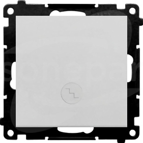 SIMON55 10AX aluminium mat Łącznik schodowy