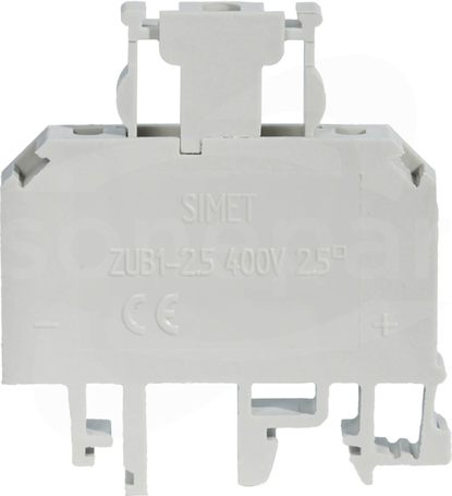 ZUB 2,5mm2 szary T-202 Złączka szynowa gw.z bezp.