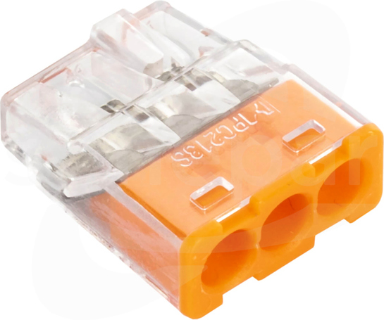 PC213S 3x(1-2,5mm2)przezr Szybkozłączka instalacyjna