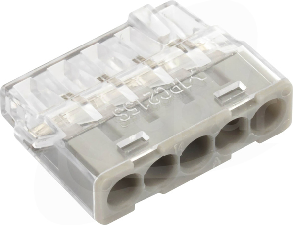 PC215S 5x(1-2,5mm2)przezr Szybkozłączka instalacyjna