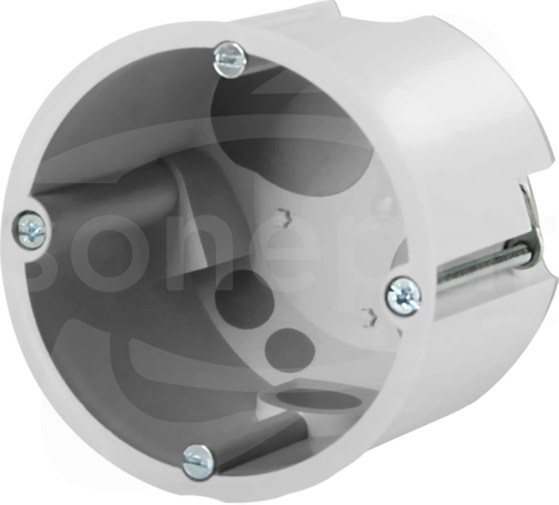 SP3700 fi 68mm 58mm szary Puszka dźwiękoszczelna z membranami
