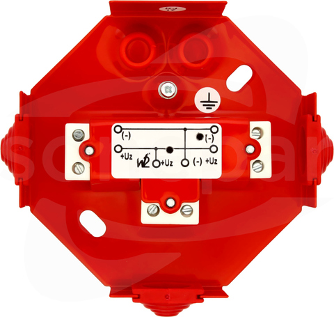 PIP-1AN R3x2x4 czerwony Puszka przeciwpożarowa