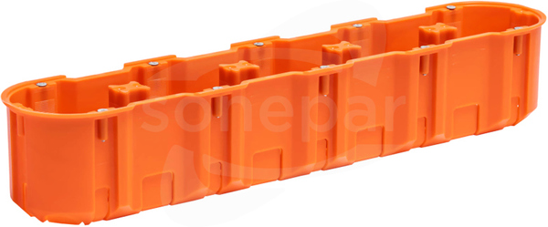 M5x60DF MULTIWALL SLIM pomarańczowy Puszka podtynkowa