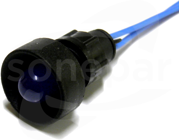 KLP 10B 230V niebieski Lampka LED