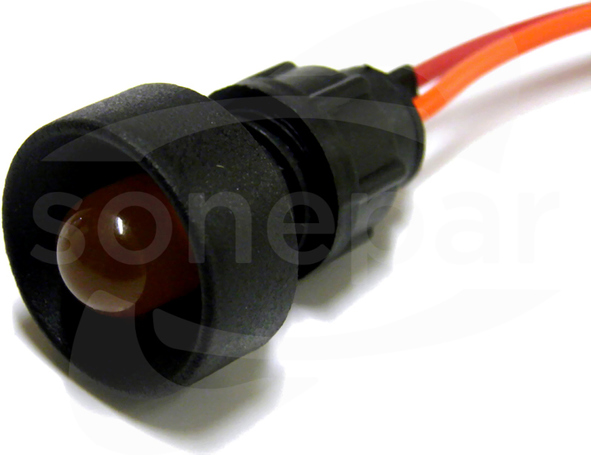 KLP 10O 24V pomarańczowy Lampka LED