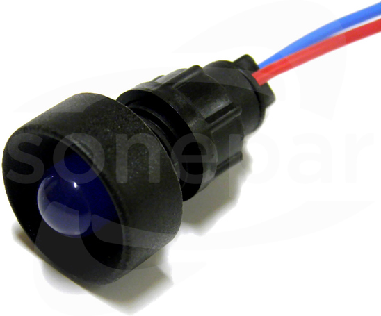 KLP 10B 24V niebieski Lampka LED
