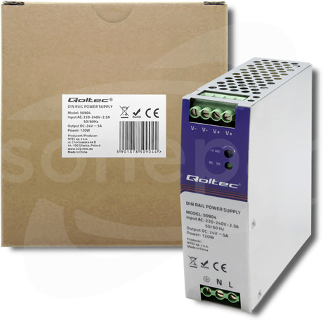 120W 24VDC 5A 220-240VAC Zasilacz impulsowy