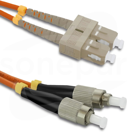 OM2 LSZH FC/UPC SC/UPC 3m Patchcord światłowodowy