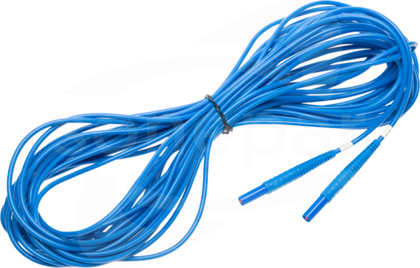 15m niebieski 1kV U1 wtyk bananowy Przewód