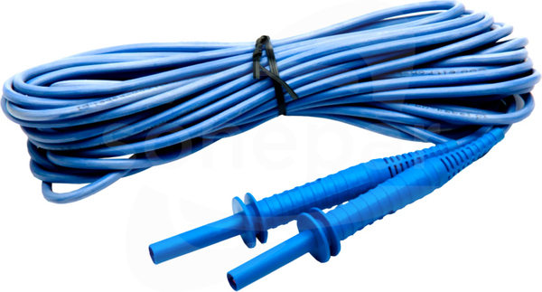 10m niebieski 5kV wtyk bananowy Przewód