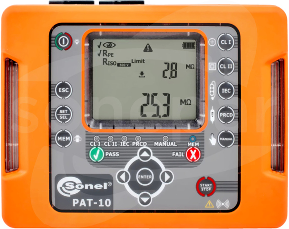PAT-10 Miernik bezpieczeństwa sprętu elektr.