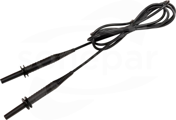1,8m 5kV wtyk bananowy Przewód czarny