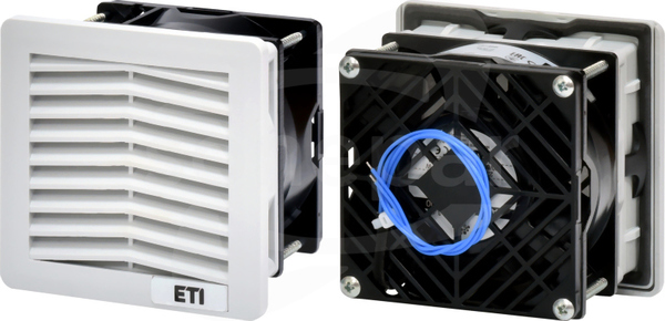 EF-107-22-230V Wentylator filtrujący 22m3/h 230V AC 107x107 IP54