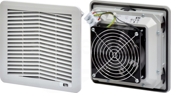 EF-204-110-230V Wentylator filtrujący 110m3/h 230V AC 204x204 IP54