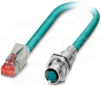 VS-M12FSBP-IP20-94B-LI/0,5 Kabel sieciowy