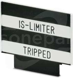 LABEL PLATE WITH TEXT Szyld opisowy