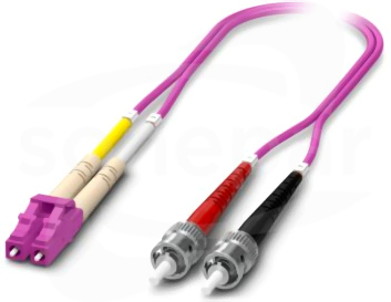 FOC-LC:PA-ST:PA-OM4:D01/3 Fiber optic cable