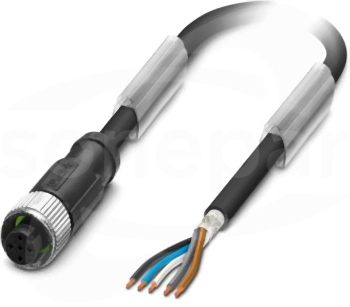 SAC-5P-60,0-PUR/M12FS SH Kabel czujnika/urządzenia wykonawczego