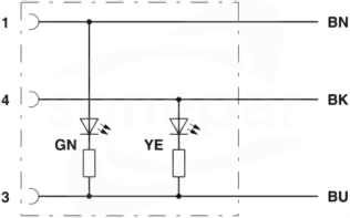 SAC-3P-10,0-170/FR-2L SCO Kabel czujnika/urządzenia wykonawczego
