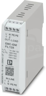 FIL-1S-1-1A-230AC-UT Filtr EMV