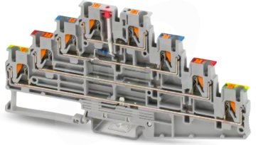 PT 2,5-PE/L RD/L BU/L LED 24 RD Złączka wielopoziomowa