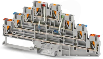 PT 2,5-L RD/L BU/L LED 24 GN/L LED 24 RD Złączka piętrowa