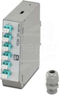 FOC-FDX20-PP-LCD6-OM3-PT9 Światłowodowa skrzynka rozdzielcza
