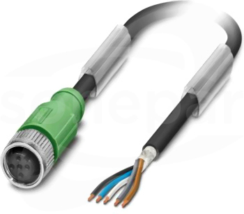 SAC-5P-100,0-PUR/M12FS SH Kabel czujnika/urządzenia wykonawczego