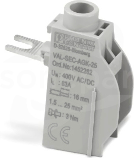 VAL-SEC-AGK-25 Złączka odczepowa