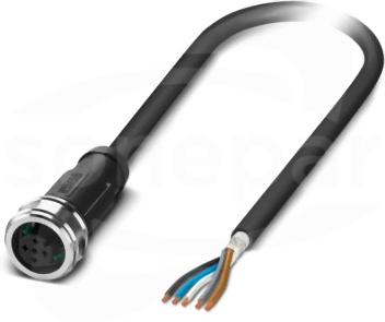 SAC-5P- 1,5-PUR/P12FS SH Kabel czujnika/urządzenia wykonawczego