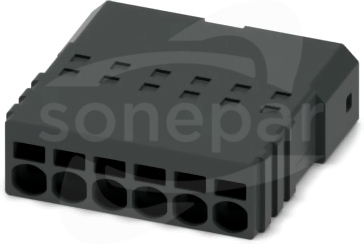 PTSM 0,5/ 6-PI-2,5 BK Łącznik wtykowy płytek drukowanych