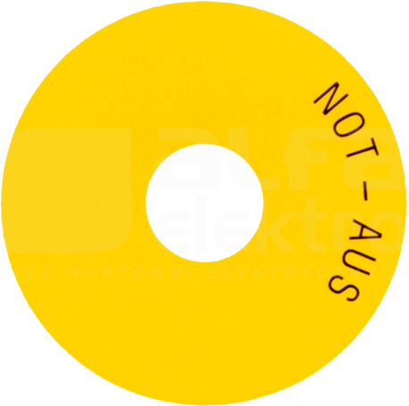 SIRIUS 3SB39210DK żółty Etykieta podkładkowa