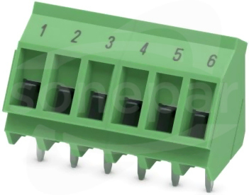 SMKDS 3/ 6 BD:1-6 Terminal przyłączeniowy do PCB