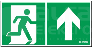 PIKTOGRAM 150x300 Piktogram STRZAŁKA W GÓRĘ,PRAWO
